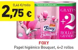Hiperber FOXY Papel higiénico Bouquet, 4+2 rollos oferta