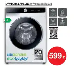 Milar SAMSUNG Lavadora ww11dg6b85lku3 oferta