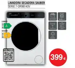 Milar Lavadora secadora sauber serie 7-dr96143v oferta