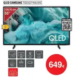 Milar SAMSUNG Qled to55q7f4auxxc oferta