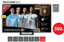 Milar HISENSE Miniled 55u7q oferta