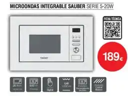 Milar Microondas integrable sauber serie 5-20w oferta