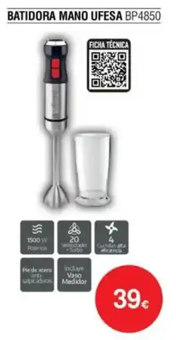 Milar Batidora mano ufesa bp4850 oferta