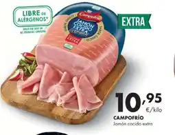 Supermercados Lupa CAMPOFRÍO Jamón cocido extra oferta