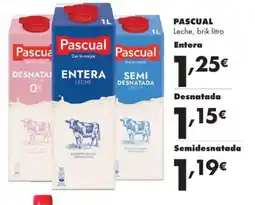 Supermercados Lupa PASCUAL Leche oferta