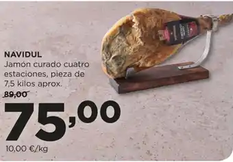 Alimerka NAVIDUL Jamón curado cuatro estaciones oferta