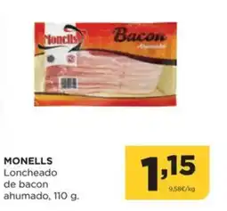 Alimerka MONELLS Loncheado de bacon ahumado oferta
