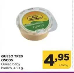 Alimerka QUESO TRES OSCOS Queso baby blanco oferta