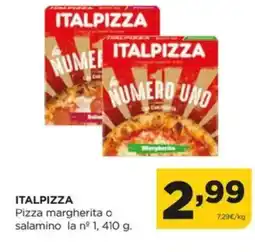 Alimerka ITALPIZZA Pizza margherita o salamino la nº 1 oferta