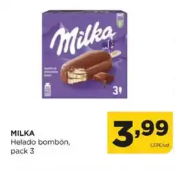 Alimerka MILKA Helado bombón oferta