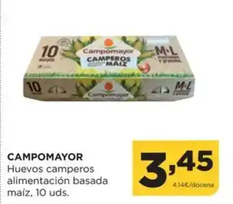 Alimerka CAMPOMAYOR Huevos camperos alimentación basada maíz oferta