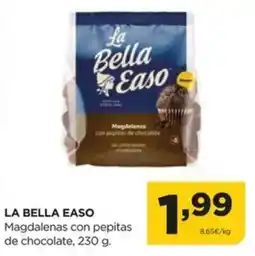 Alimerka LA BELLA EASO Magdalenas con pepitas de chocolate oferta