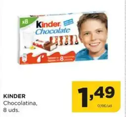 Alimerka KINDER Chocolatina oferta