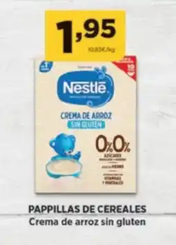 Alimerka Pappillas de cereales crema de arroz sin gluten oferta