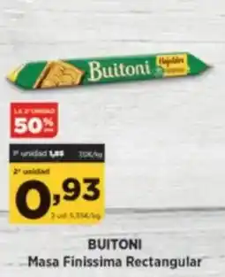 Alimerka BUITONI Masa Finissima Rectangular oferta