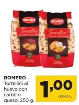 Alimerka ROMERO Tortellini al huevo con carne o queso oferta