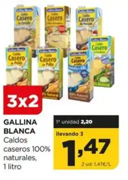 Alimerka GALLINA BLANCA Caldos caseros 100% naturales oferta