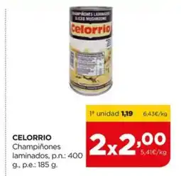 Alimerka CELORRIO Champiñones laminados oferta