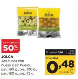 Alimerka JOLCA Aceitunas con hueso o sin hueso oferta