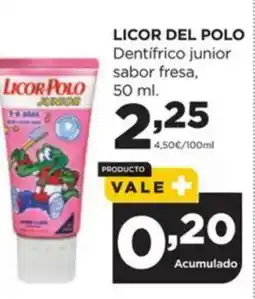 Alimerka LICOR DEL POLO Dentifrico junior sabor fresa oferta