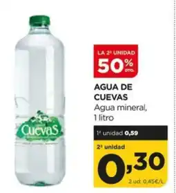 Alimerka AGUA DE CUEVAS Agua mineral oferta