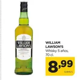 Alimerka WILLIAM LAWSONS Whisky 5 años oferta