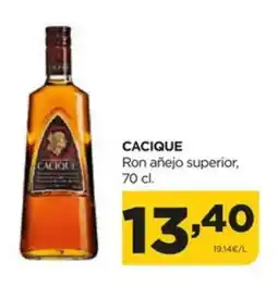 Alimerka CACIQUE Ron añejo superior oferta