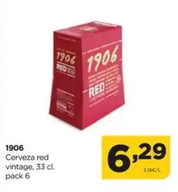 Alimerka 1906 Cerveza red vintage oferta