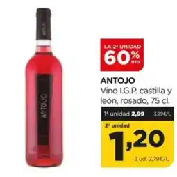Alimerka ANTOJO Vino I.G.P. castilla y león, rosado oferta