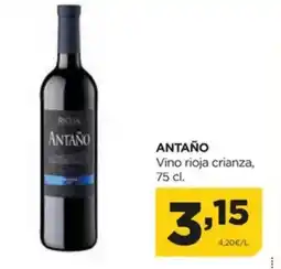 Alimerka ANTAÑO Vino rioja crianza oferta