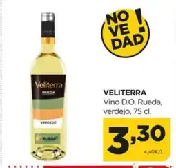 Alimerka VELITERRA Vino D.O. Rueda, verdejo oferta