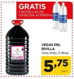 Alimerka VEGAS DEL RIVILLA Vino tinto oferta