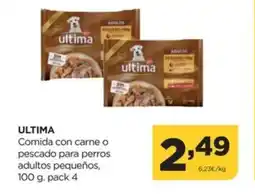 Alimerka ULTIMA Comida con carne o pescado para perros adultos pequeños oferta