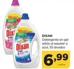 Alimerka DIXAN Detergente en gel adiós al separar o azul, 55 lavados oferta