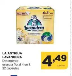 Alimerka LA ANTIGUA LAVANDERA Detergente esencia floral 4 en 1 oferta