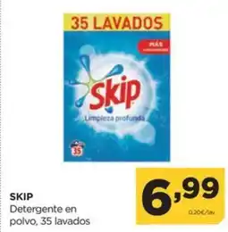Alimerka SKIP Detergente en polvo, 35 lavados oferta