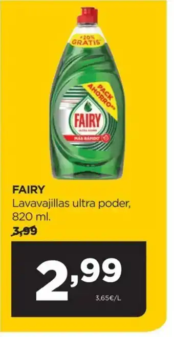 Alimerka FAIRY Lavavajillas ultra poder oferta