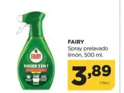 Alimerka FAIRY Spray prelavado limón oferta