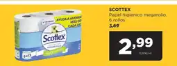 Alimerka SCOTTEX Papel higiénico megarollo, 6 rollos oferta