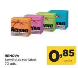 Alimerka RENOVA Servilletas red label oferta