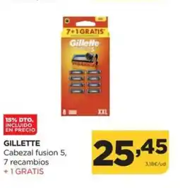 Alimerka GILLETTE Cabezal fusion 5 oferta