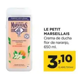 Alimerka LE PETIT MARSEILLAIS Crema de ducha flor de naranjo oferta