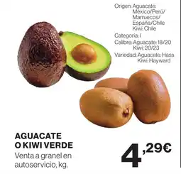 Supercor Aguacate o kiwi verde oferta