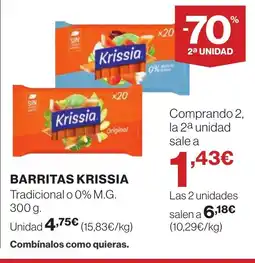 Supercor KRISSIA Barritas oferta