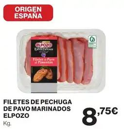 Supercor ELPOZO Filetes de pechuga de pavo marinados oferta