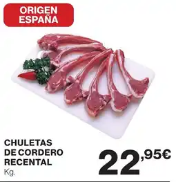 Supercor Chuletas de cordero recental oferta