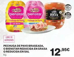 Supercor Pechuga de pavo braseada, o bienstar reducida en grasa oferta