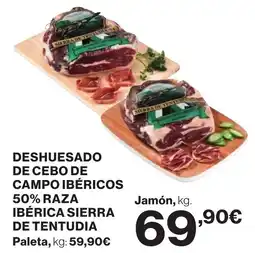 Supercor Deshuesado de cebo de campo ibéricos 50% raza oferta