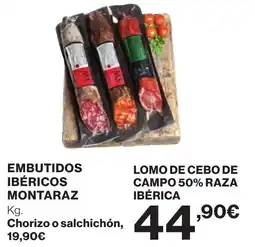 Supercor Embutidos ibéricos montaraz oferta