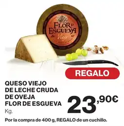 Supercor Queso viejo de leche cruda de oveja flor de esgueva oferta